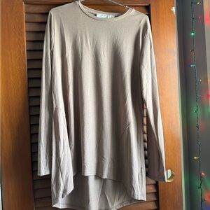 Primark Beige and Grey Long Sleeve dress-like tops.
